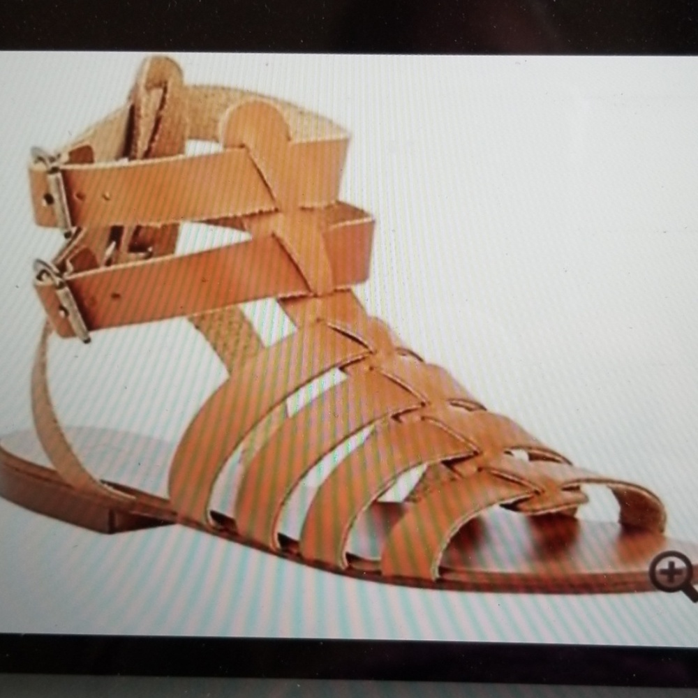 Barneys New York Leather Gladiator Sandals